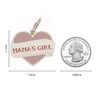 Mama's Girl Enamel Charm / ID Tag (Free Custom Engraving) Charms Two Tails