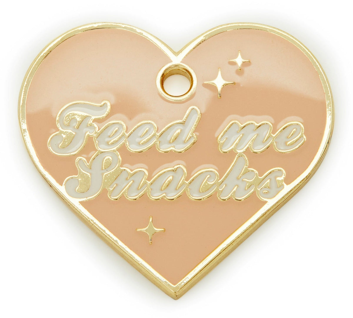 Feed Me Snacks ID Tag (Free Custom Engraving!)