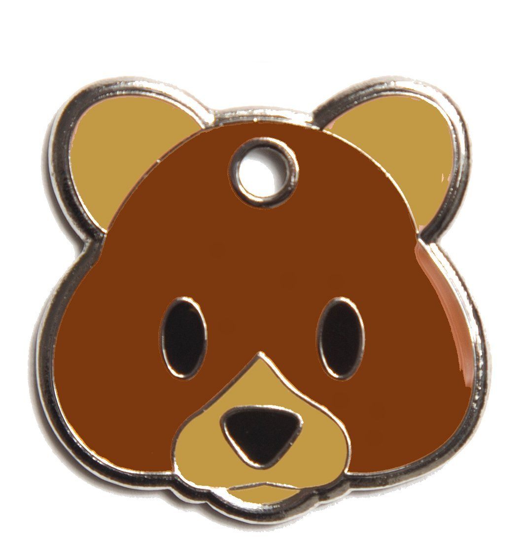 Teddy Bear ID Tag (Free Custom Engraving!)