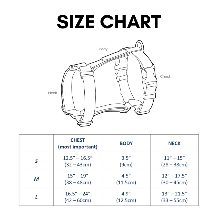 Smiley Face Dog Harness - Blue Harness Andblank