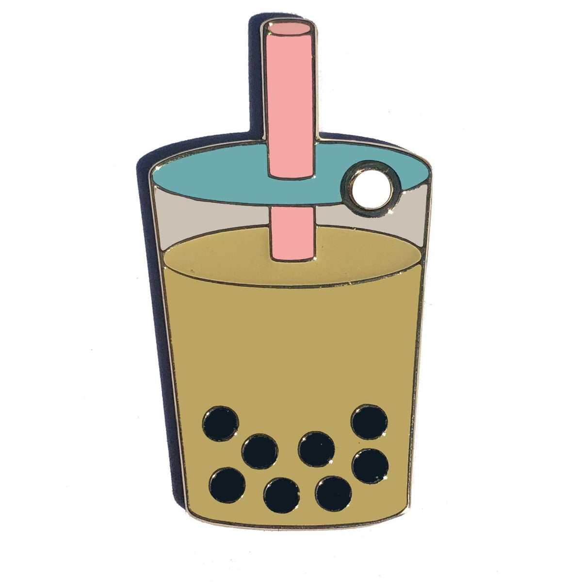 Boba Bubble Tea ID Tag (Free Custom Engraving!)