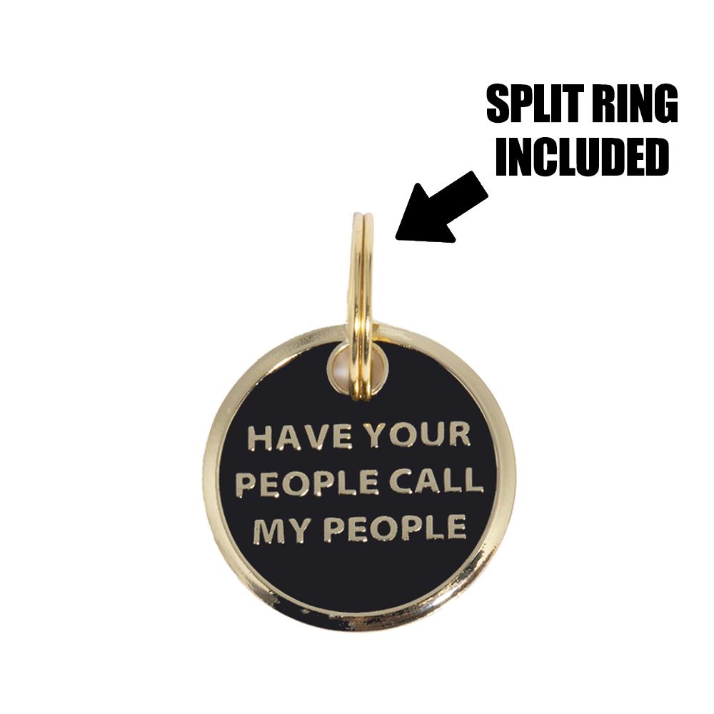 Call My People ID Tag (Free Custom Engraving!) Charms Trill Paws