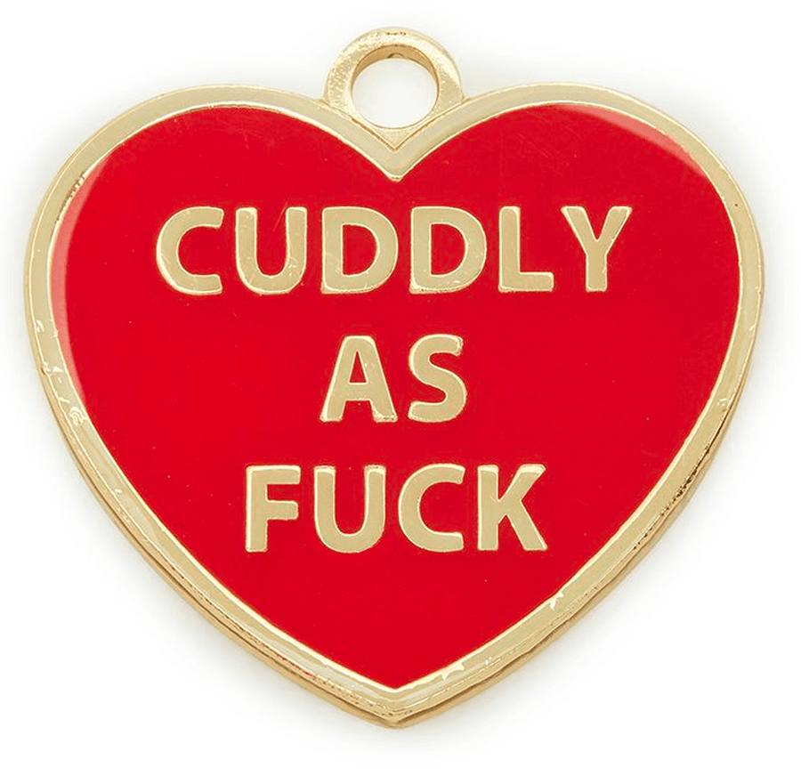 Cuddly AF ID Tag (Free Custom Engraving!) Charms Trill Paws 