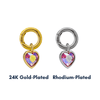 Aqua Mini Me Charm + Necklace Twinning Set (Gold- and Rhodium-Plated Options) Charms Lulubell