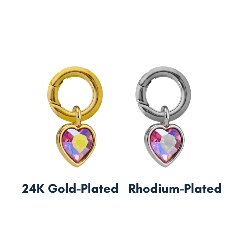 Pink Mini Me Charm + Necklace Twinning Set (Gold- and Rhodium-Plated Options) Charms Lulubell 