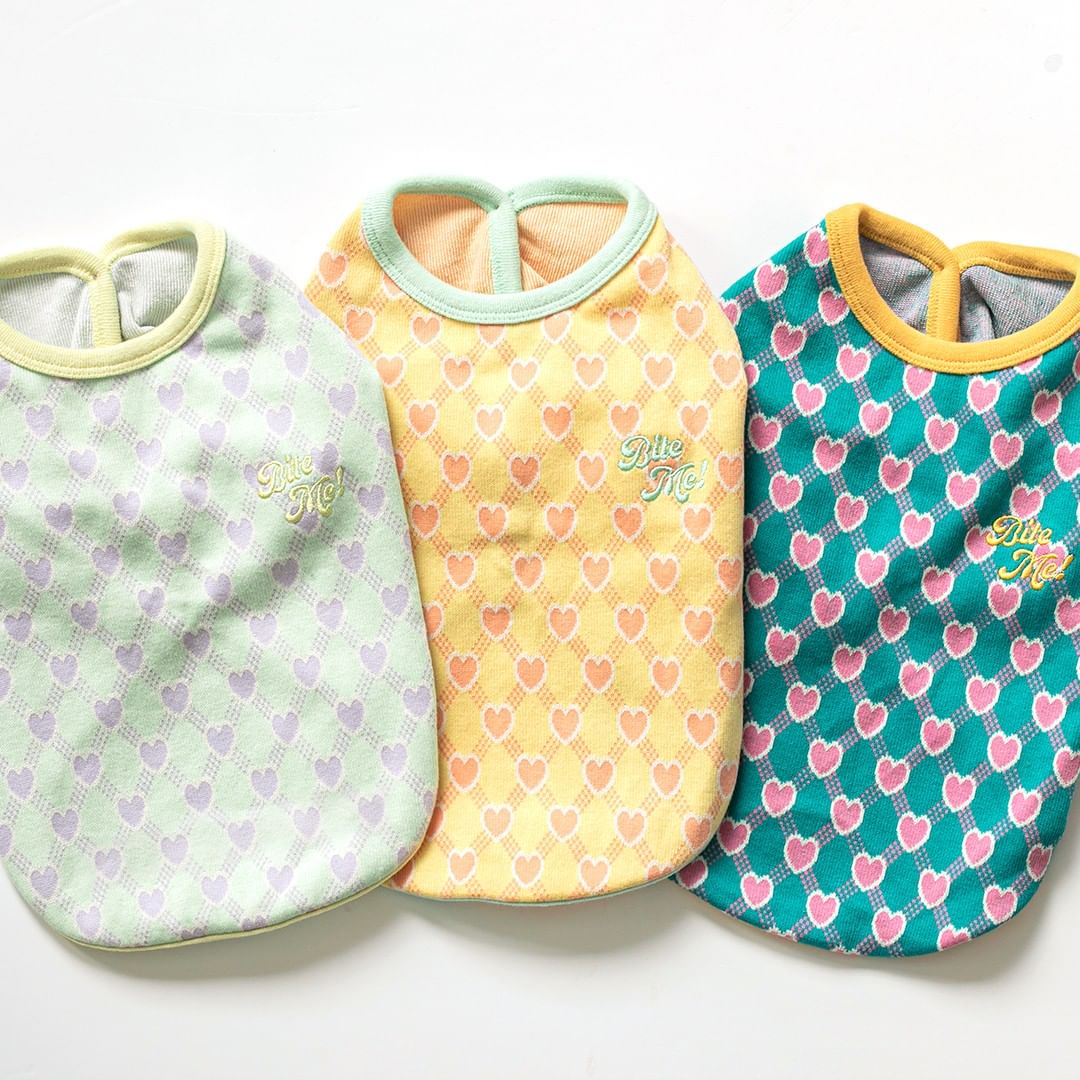 Preppy Hearts Cardigan - Yellow Clothing Bite Me