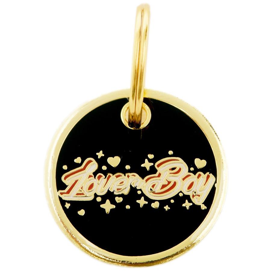LoverBoy ID Tag (Free Custom Engraving!) Charms Trill Paws