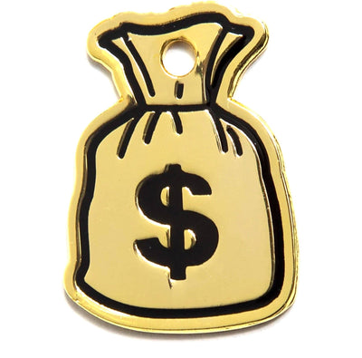 Money Bag ID Tag (Free Custom Engraving!) Charms Trill Paws