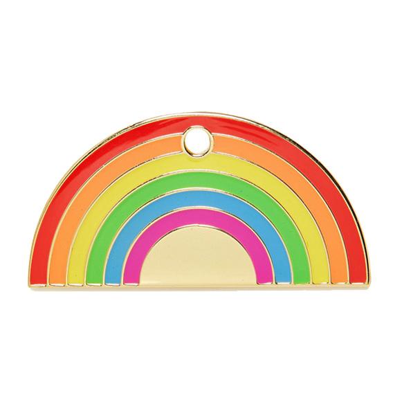 Rainbow ID Tag (Free Custom Engraving!)